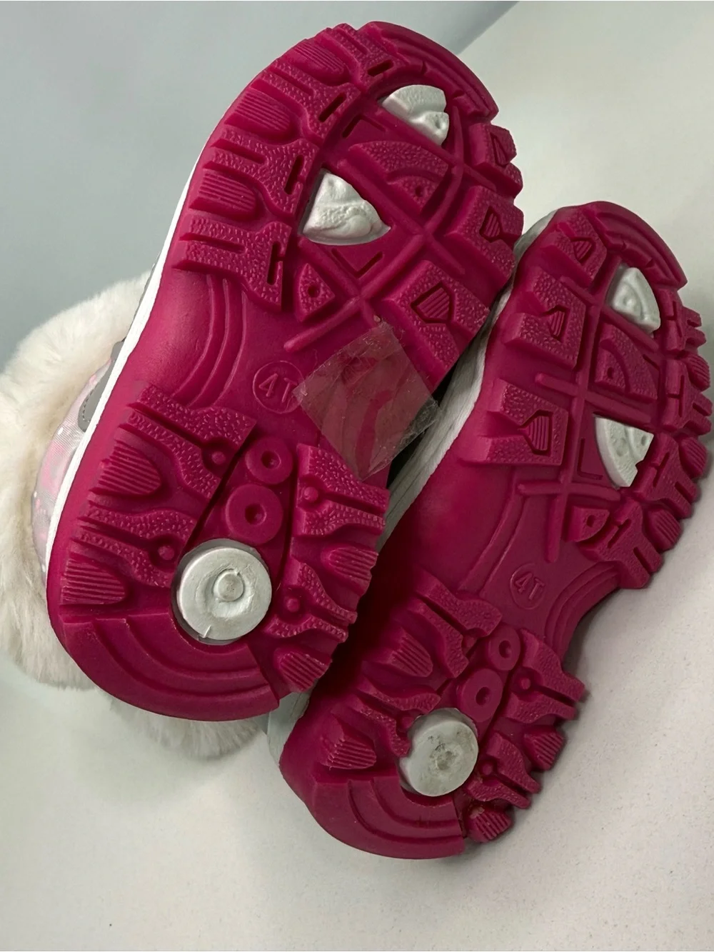 DREAM PAIRS Girls Winter Snow Boots Faux Fur Lined Size 4 Toddler